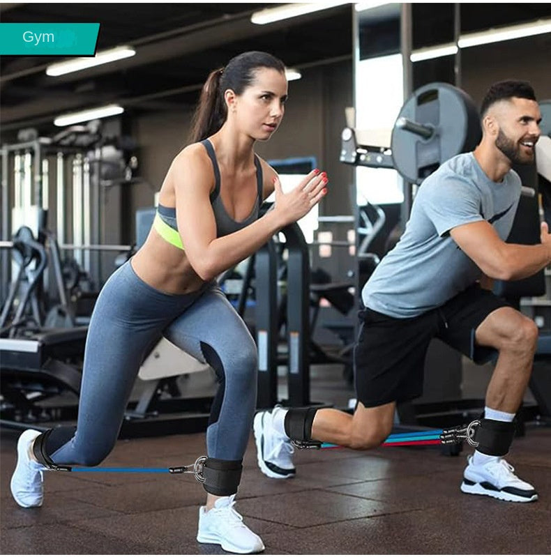 Buttocks with gantry, hip lift, ankle resistance, elastic trainer, ankle ring, hip leg tension rope, shaping and slimming