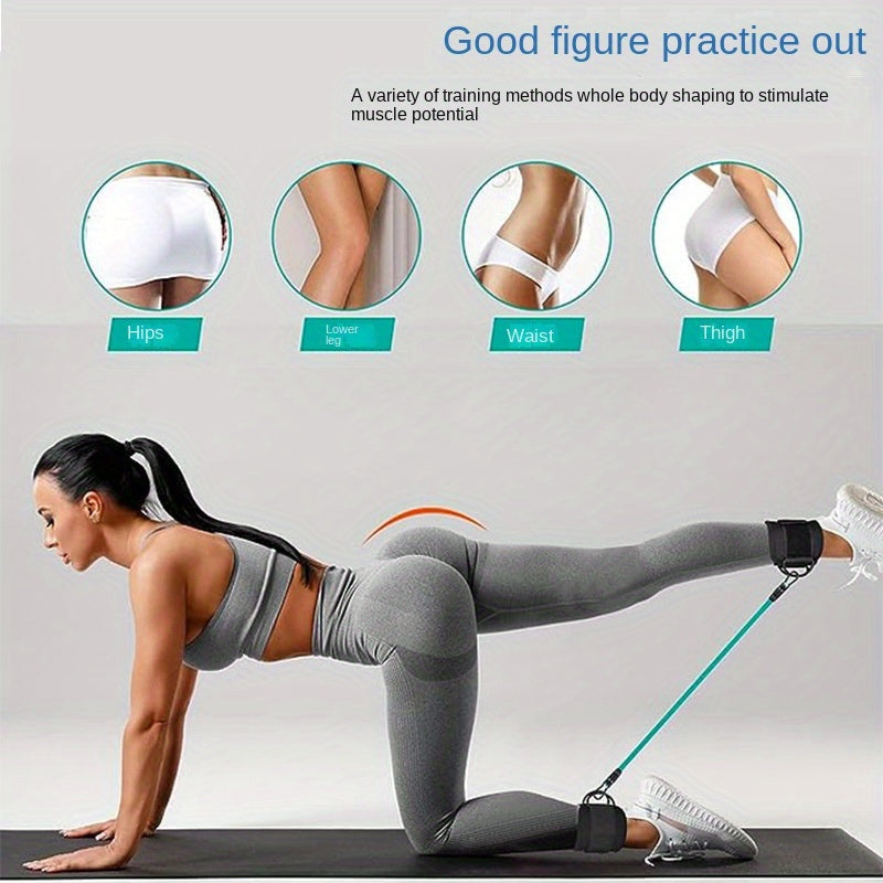 Buttocks with gantry, hip lift, ankle resistance, elastic trainer, ankle ring, hip leg tension rope, shaping and slimming