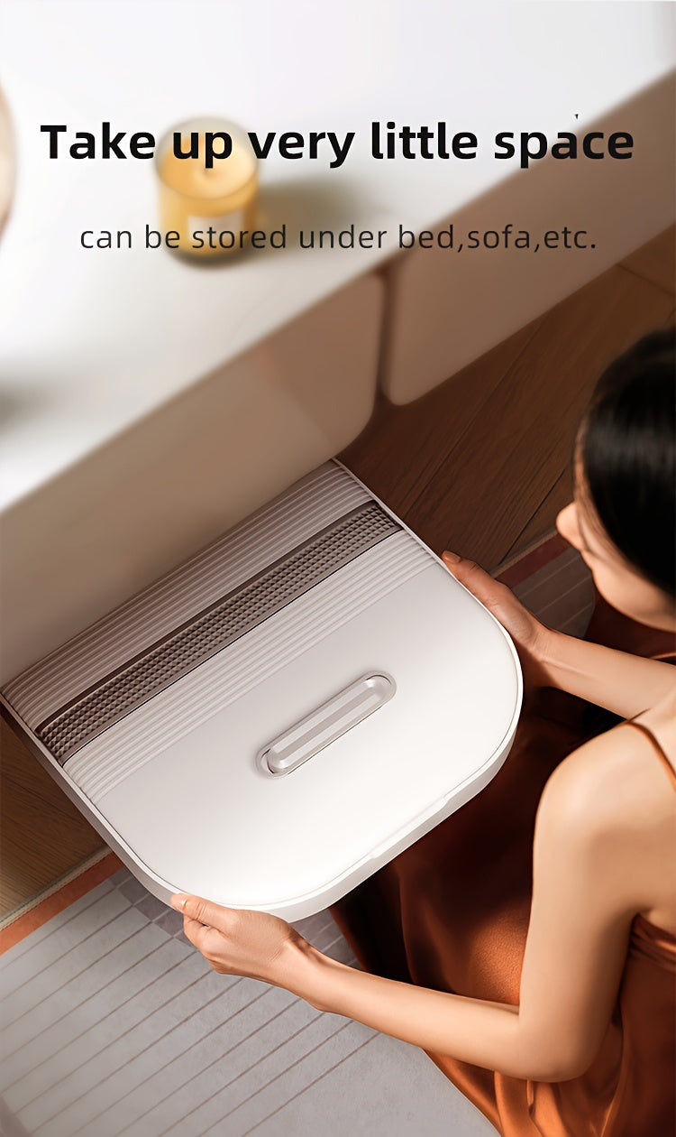 Foldable Foot Spa Bath Massager With Smart Heating, 4 Corn Rollers, Foot Massager For Home Spa Use