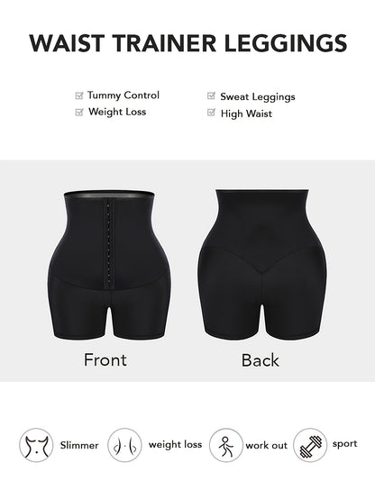 Women's sports high-waisted buttock control sports shorts