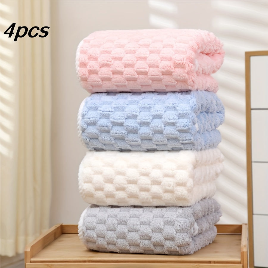 Waffle Woven Bath Towel