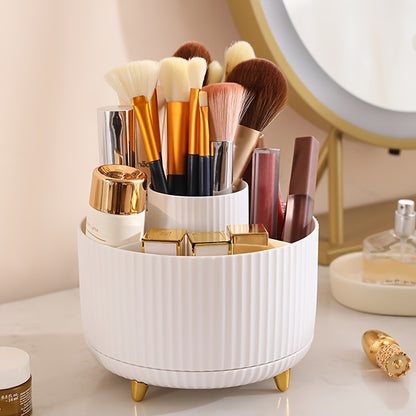 Makeup Brush Storage Box 360° Rotating Pen Holder Cup