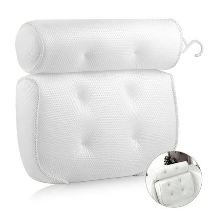 Luxurious Spa Bath Pillow with Anti-Slip Suction Cups