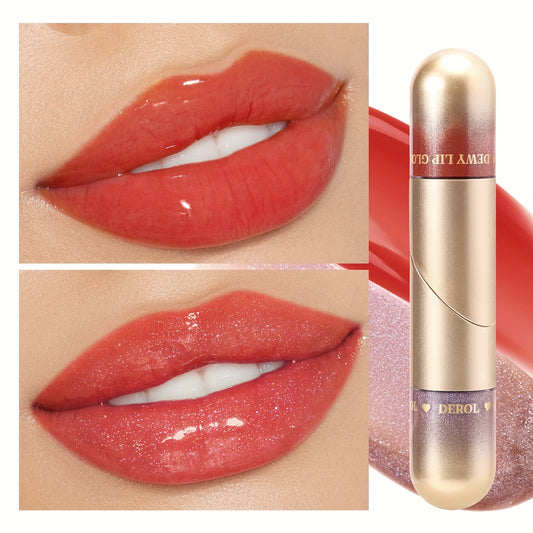 2 In 1 Double Glitter Mirror Lip Glaze