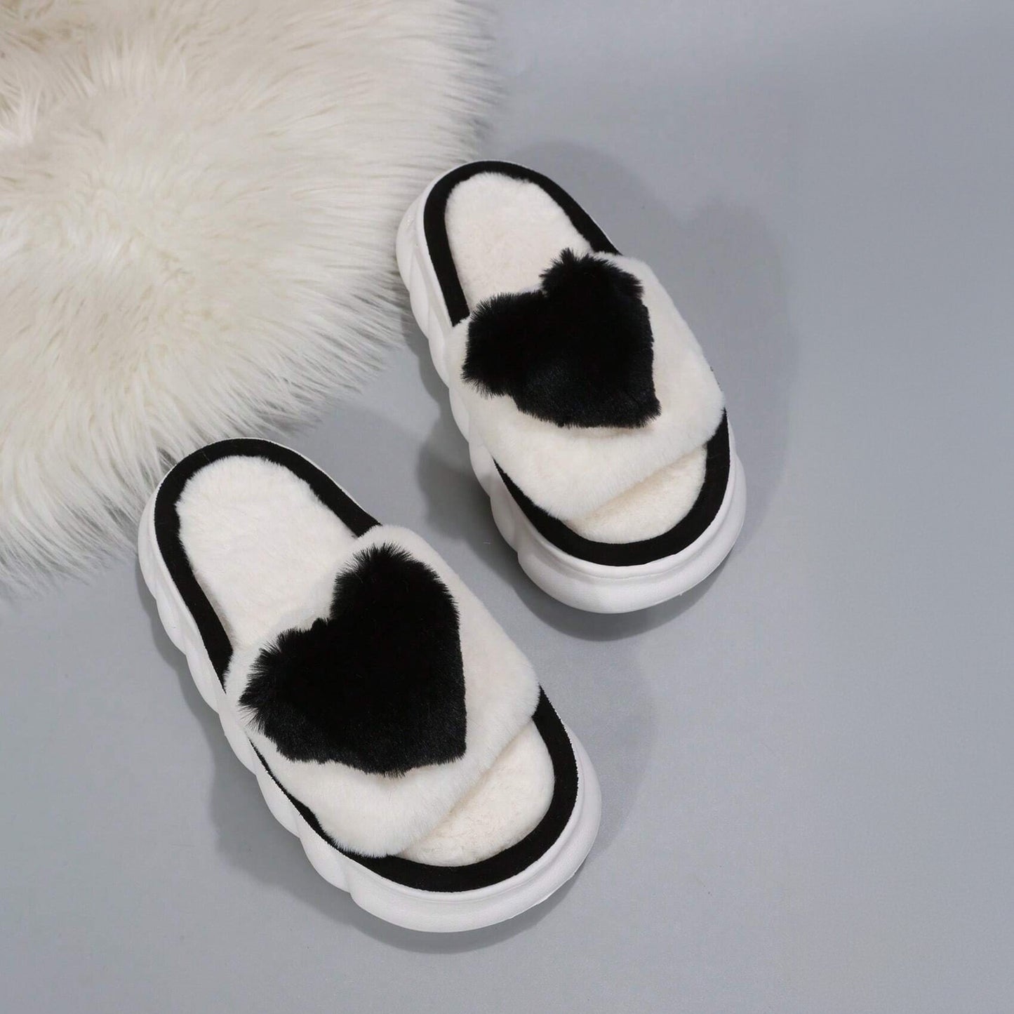 Women's Slippers Heart Shaped Slippers Women's Home Slippers