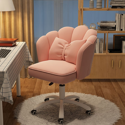 XUEGW Adjustable Height Office Chair in Chic Pink