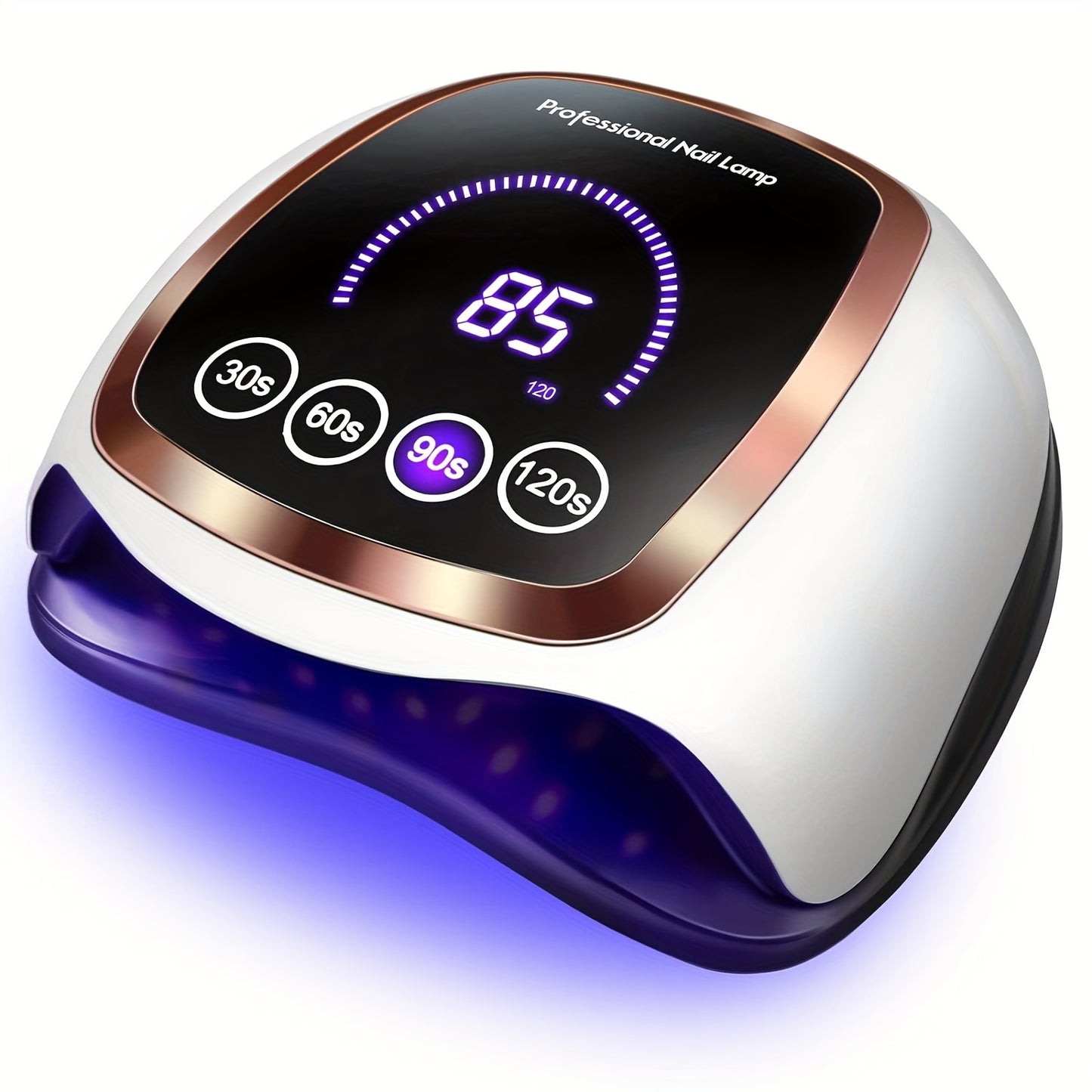 UV LED Nail Lamp, Nail Curing Lamps For Home & Salon, Led Nail Dryer For Gel Polish With Automatic Sensor/4 Timer Setting