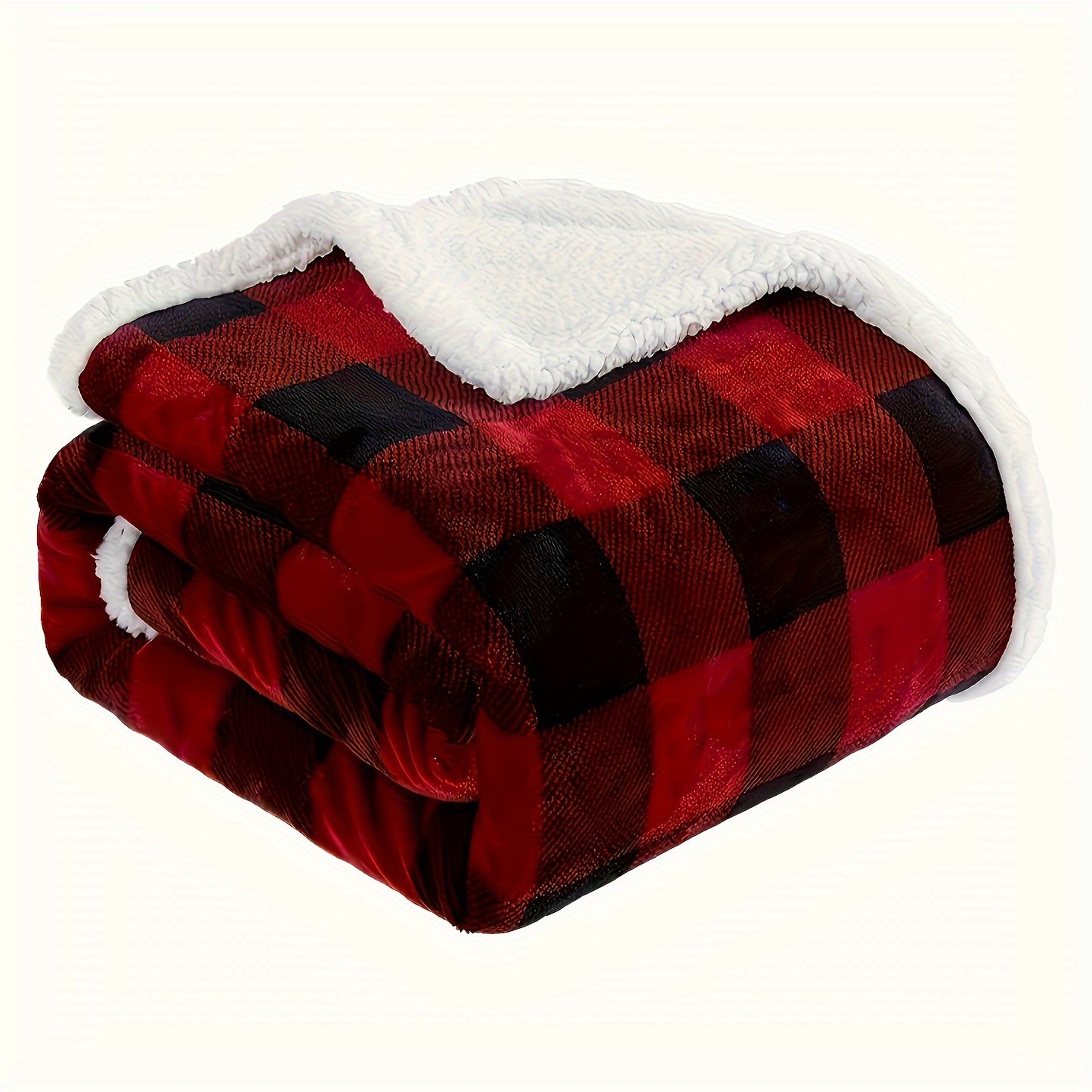 Sherpa Fleece Throw Blanket Twin Size - Thick And Warm Blanket For Winter, Warm Plush Fleece Reversible Blanket For Bed, Sofa, Couch, Camping And Travel