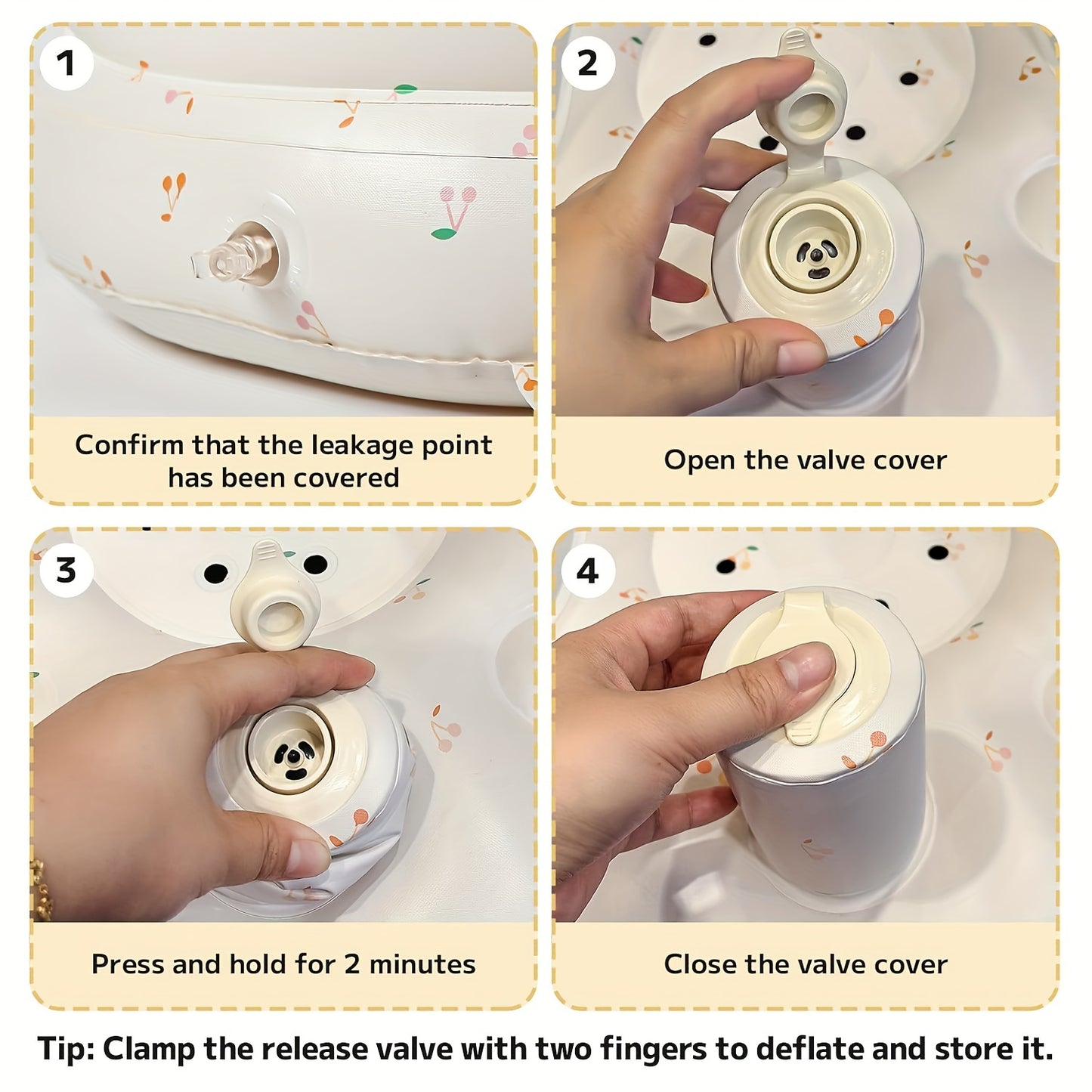 Inflatable babies Seat, Sit-Stand babies Floor Seat - Built-in Air Pump, Portable babies Seat, babies Tub Seat, Suitable for 3-36 Months