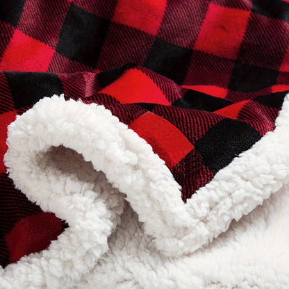 Sherpa Fleece Throw Blanket Twin Size - Thick And Warm Blanket For Winter, Warm Plush Fleece Reversible Blanket For Bed, Sofa, Couch, Camping And Travel