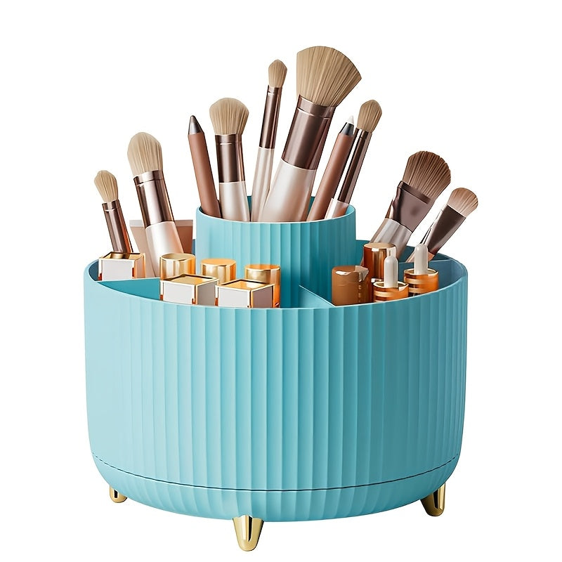 Makeup Brush Storage Box 360° Rotating Pen Holder Cup