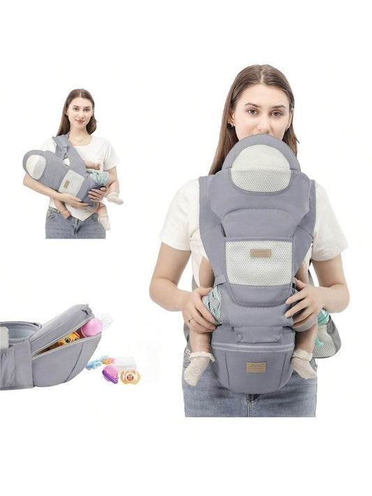 Multifunctional Baby Carrier with Storage Waist Stool