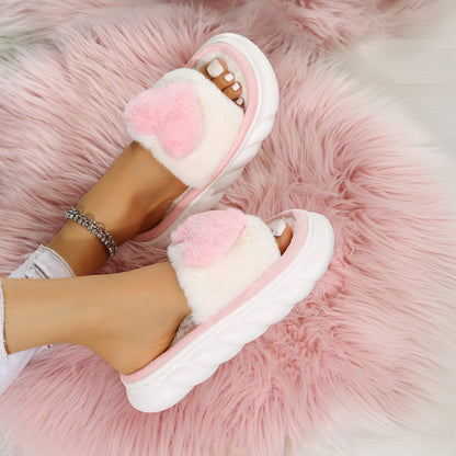 Women's Slippers Heart Shaped Slippers Women's Home Slippers