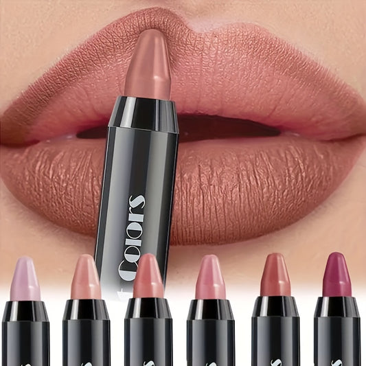 Matte Lipstick, Easy Coloring Lipliner, Durable Easy Coloring Moisturizing Lipstick