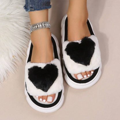 Women's Slippers Heart Shaped Slippers Women's Home Slippers