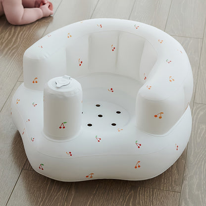 Inflatable babies Seat, Sit-Stand babies Floor Seat - Built-in Air Pump, Portable babies Seat, babies Tub Seat, Suitable for 3-36 Months