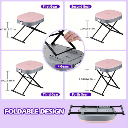 USLADYFONG Pedicure Stool The Pedicure Tools For Easy At-Home Pedicures Adjustable Pedicure Foot Rest