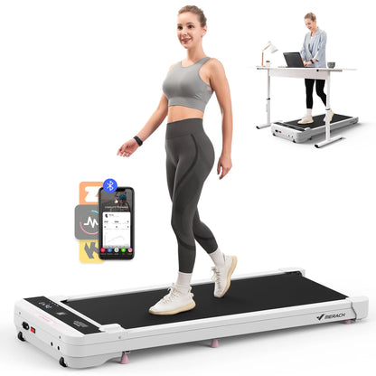 MERACH Walking Pad Quiet Under Desk Treadmill for Home&Office 2in1 Quiet Portable Treadmill with Remote Control APP Hot selling