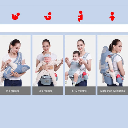 Ergonomic Baby Carrier and Baby Hipseat Carrier