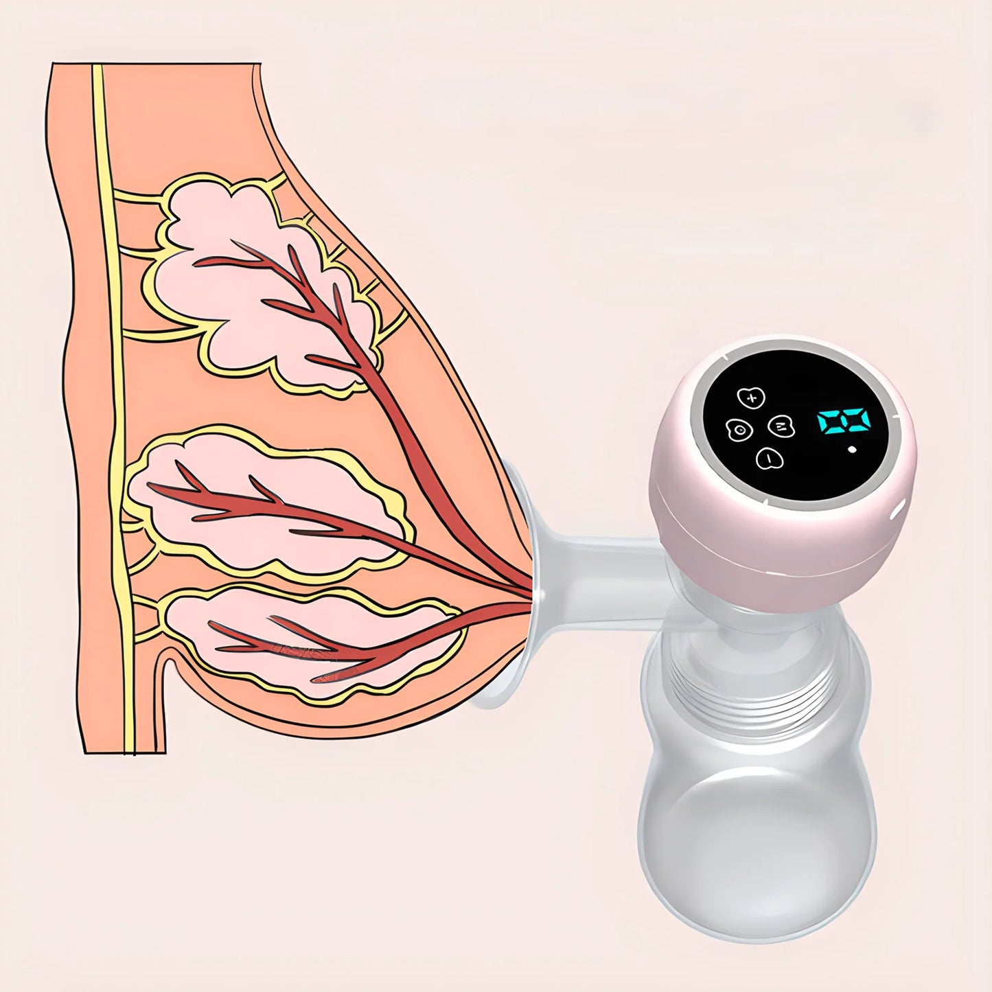 New Portable Electric Breast Pump