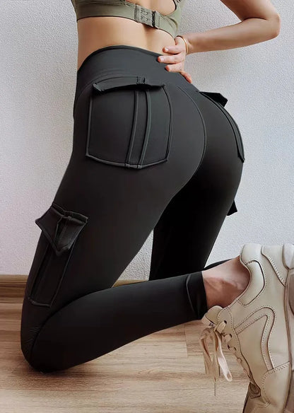 2024 High Waist Yoga Pants Pockets Women Legging Running Sportswear Yoga wear For Women Fitness Legging Pants