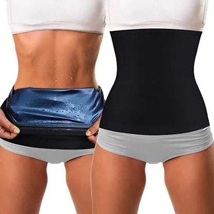 Sauna Waist Trimmer Belly Wrap Workout Sport Sweat Band Abdominal Trainer Weight Loss Body Shaper Tummy Control Slimming Belt