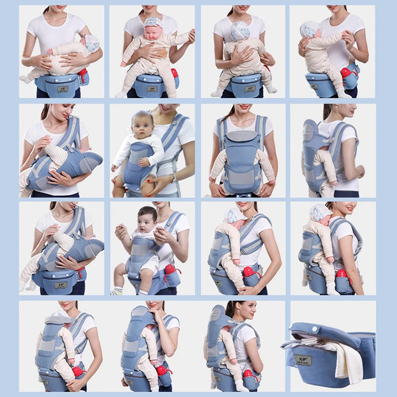 Ergonomic Baby Carrier and Baby Hipseat Carrier