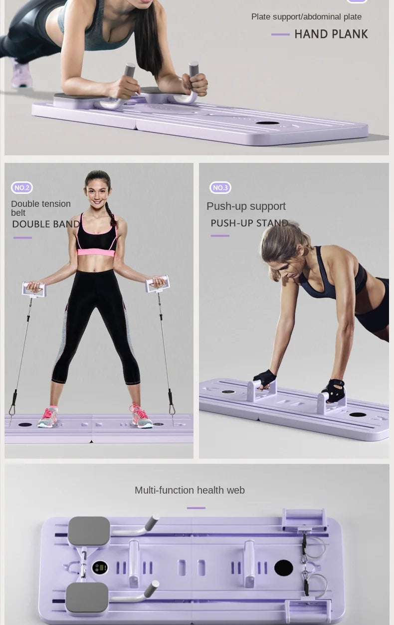 Webs Multifunctional Home Abdominal Muscle Sports Fitness Equipment Women's Pull Device Flat Plate Support Plate