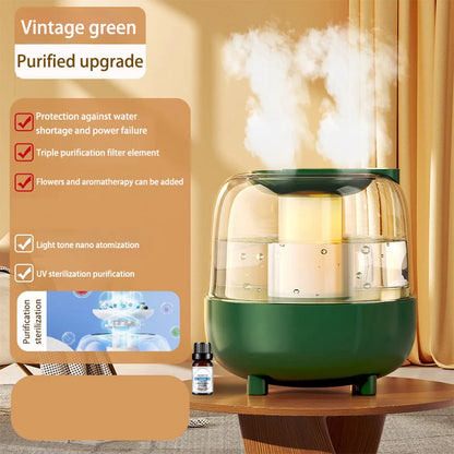 Xiaomi Desktop Humidifier 5L Large Capacity Intelligence Timing Dual Spray Night Light Humidifiers House Office Air Purification