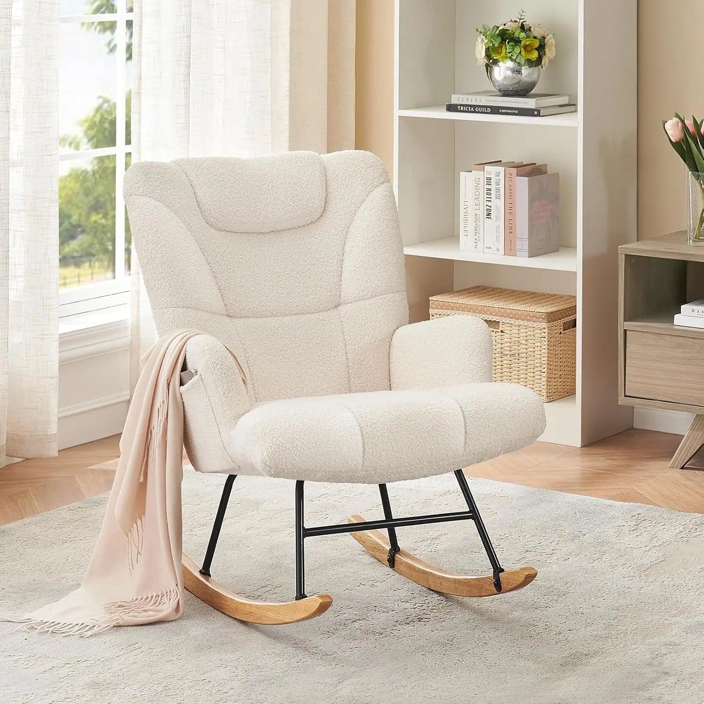 rocker ,easy chair ,arm chair ,cradle.