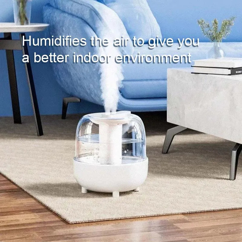 Xiaomi Desktop Humidifier 5L Large Capacity Intelligence Timing Dual Spray Night Light Humidifiers House Office Air Purification