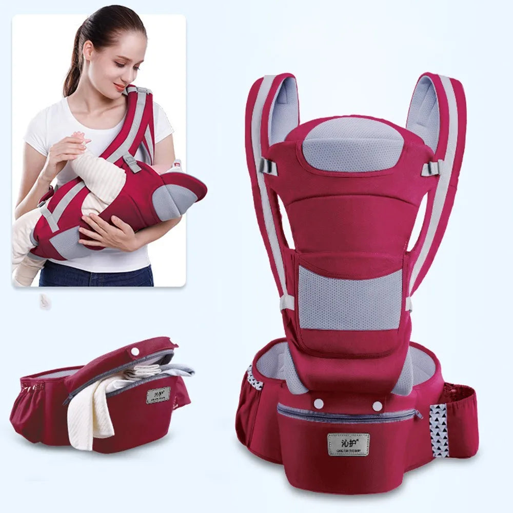 Ergonomic Baby Carrier and Baby Hipseat Carrier