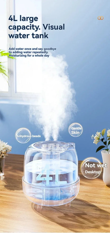 Xiaomi Desktop Humidifier 5L Large Capacity Intelligence Timing Dual Spray Night Light Humidifiers House Office Air Purification