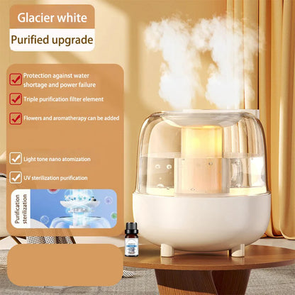 Xiaomi Desktop Humidifier 5L Large Capacity Intelligence Timing Dual Spray Night Light Humidifiers House Office Air Purification