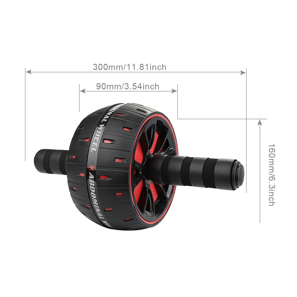 Abs Workout Ab Roller No Noise Home Gym Roller Abdominal Training Sports Equipment Keep Fitness Wheels for Gym Strength Workout