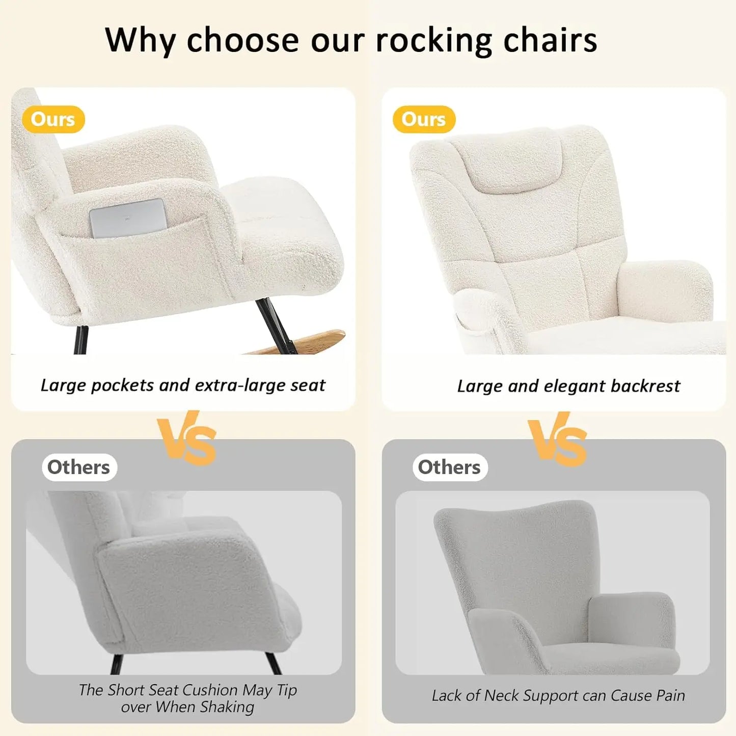 rocker ,easy chair ,arm chair ,cradle.