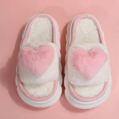 Women's Slippers Heart Shaped Slippers Women's Home Slippers