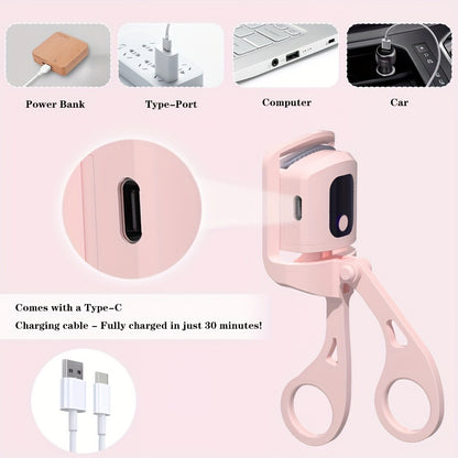 Heated Eyelash Curler with 3 Heating Mode