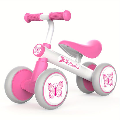 Baby Balance Bike 1 Year Old, Toddler Bike 1-3 Years With No Pedal & Silence Wheels, Ride On Toy Gifts For 1 Year Old Girl