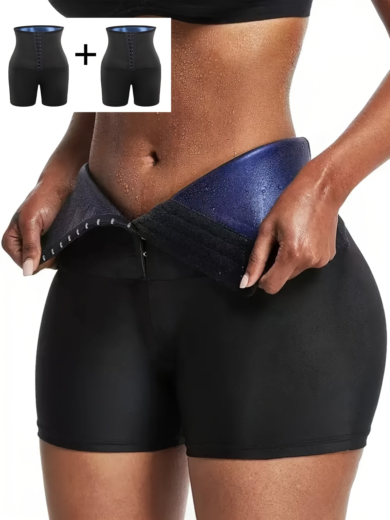 Women's sports high-waisted buttock control sports shorts