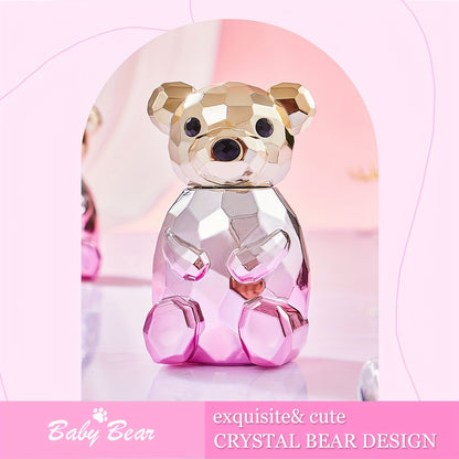 Luxurious Baby bear Women's Perfume with Fresh Flower Citrus Fragrance Pink