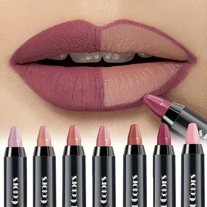 Matte Lipstick, Easy Coloring Lipliner, Durable Easy Coloring Moisturizing Lipstick