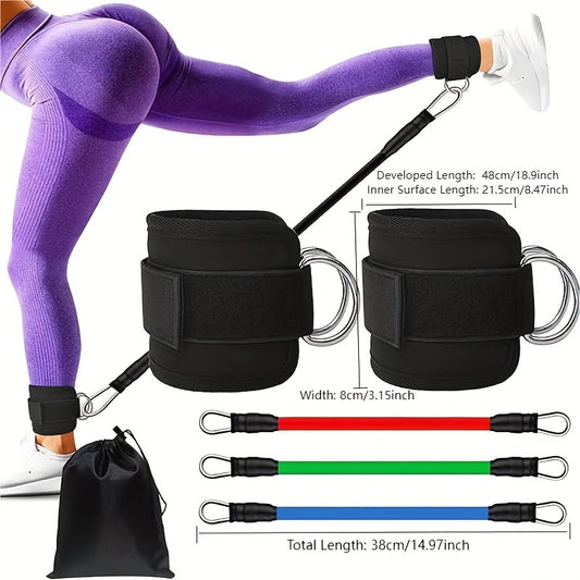 Buttocks with gantry, hip lift, ankle resistance, elastic trainer, ankle ring, hip leg tension rope, shaping and slimming